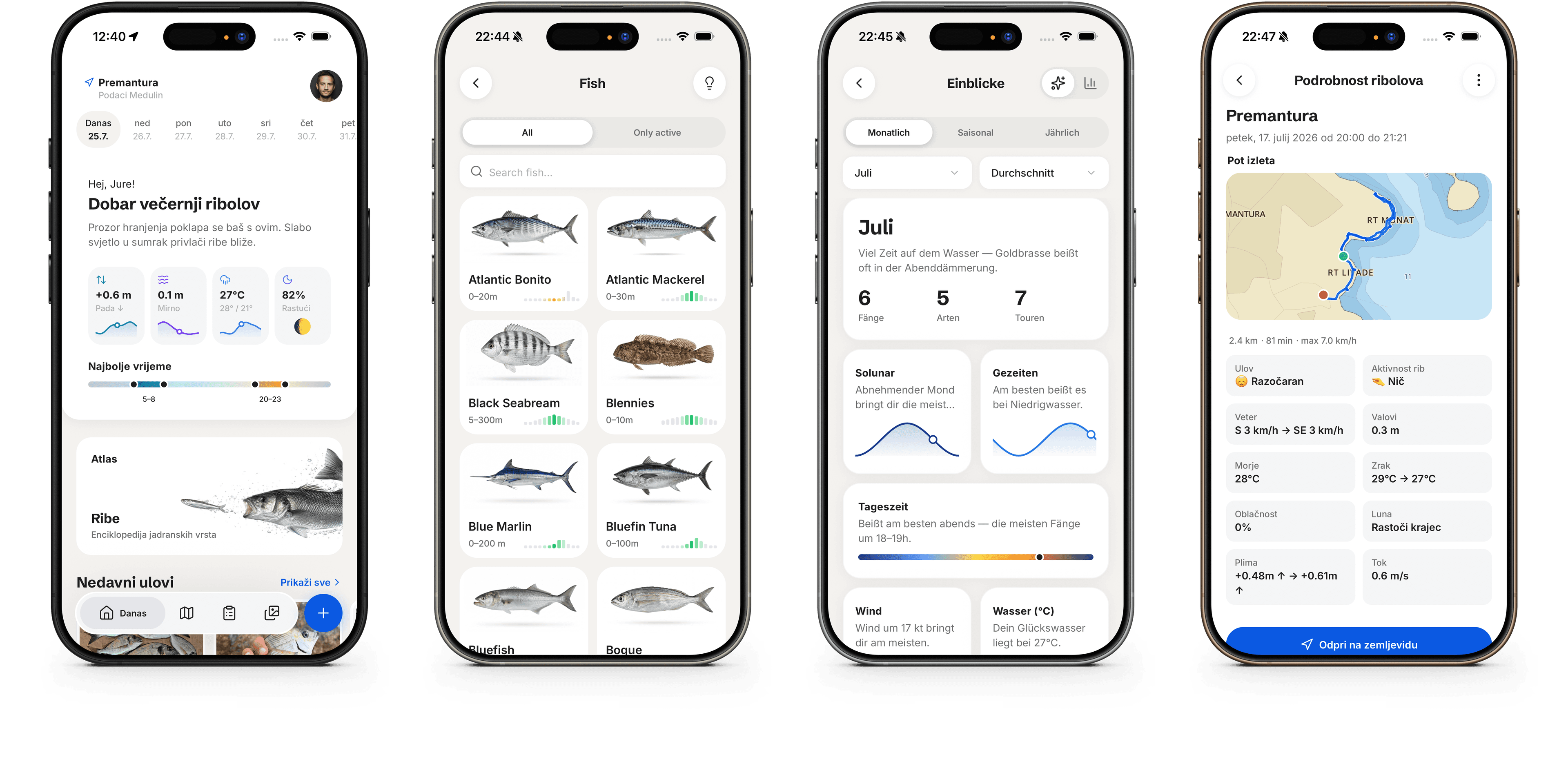 Preview of the Adriba app